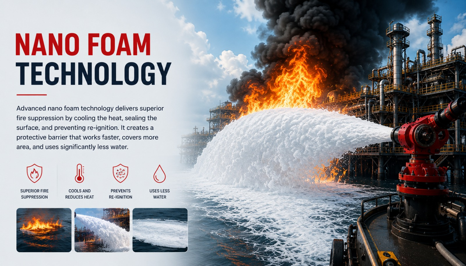 Nano Foam fire suppression technology