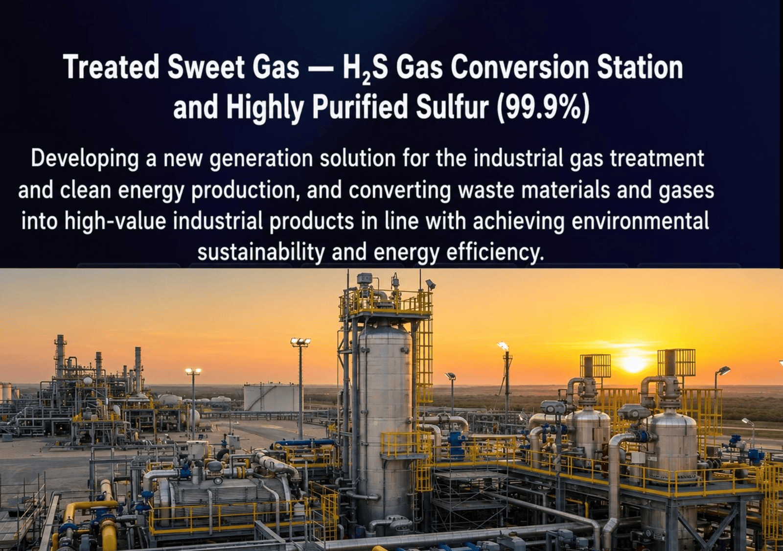 Treated Sweet Gas facility – Kingdom of Saudi Arabia