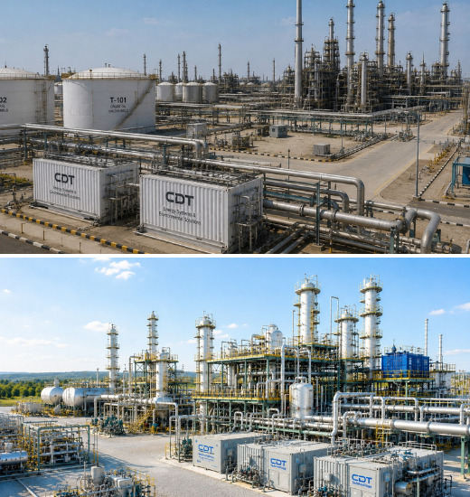 CDT refinery site photos