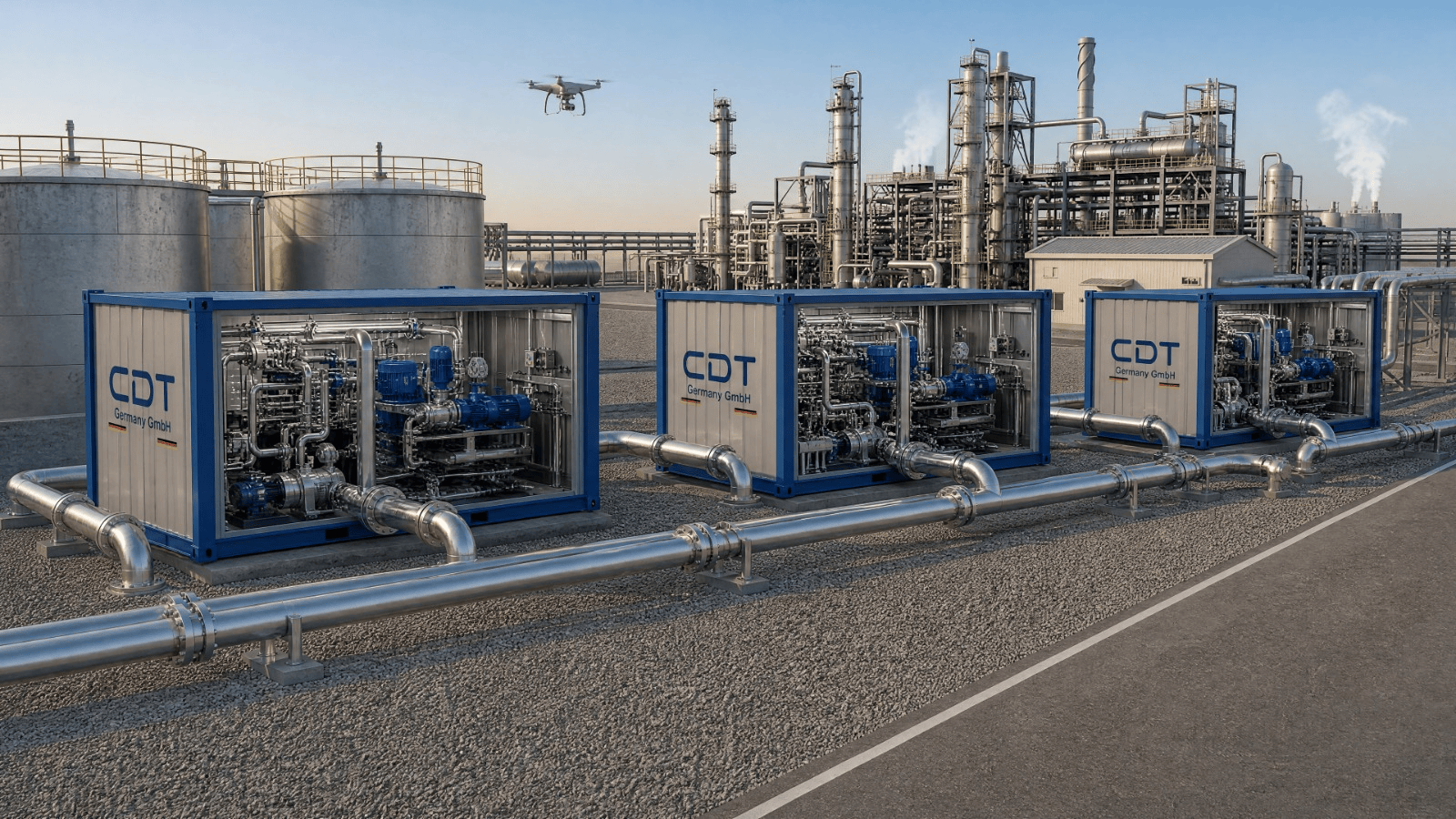 CDT Upgrading Technology containers